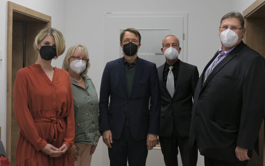 Gesundheitsminister Lauterbach zu Besuch bei uns im RVZ